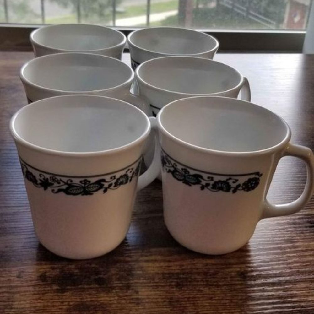 Corning Old Town Blue Mugs (6 pcs)